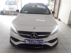 2017 MERCEDES BENZ CLA 220D AMG SPORT LINE AUTOMATIC  WHITE DIESEL LEATHER SUNROOF REVERSE SEN