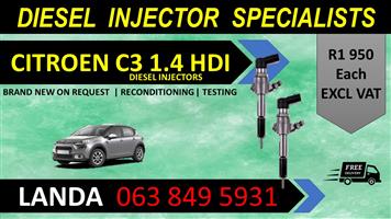 CITROEN C3 1.4 HDI DIESEL INJECTORS FOR SALE OR RECON WITH WARRANTY 