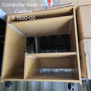 Computer Desk on Castors