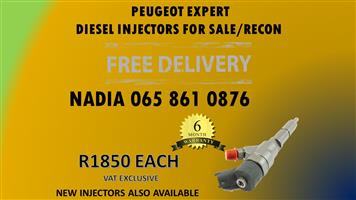 PEUGEOT EXPERT DIESEL INJECTORS FOR SALE REBUILD OR NEW