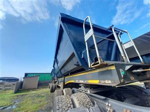2011 - AFRIT 45 Cube Superlink Side Tipper Trailer now on sale  - Excellent condition