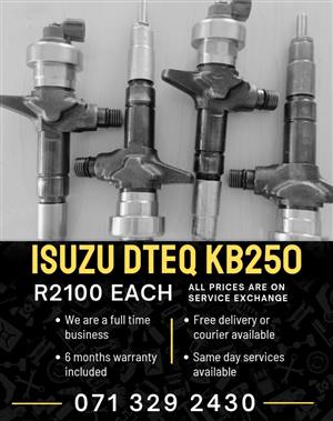ISUZU DTEQ KB250 INJECTORS FOR SALE WITH WARRANTY