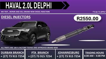 Haval 2.0L Delphi Diesel Injectors 