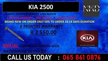 KIA 2500 INJECTORS FOR SALE OR SERVICE EXCHANGE WITH WARRANTY