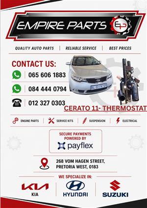KIA CERATO 11- G4KD THERMOSTAT + HOUSING NEW FOR SALE