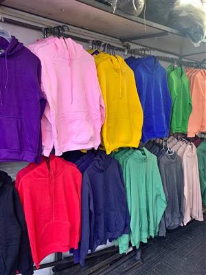 Hoodies Available in various colors