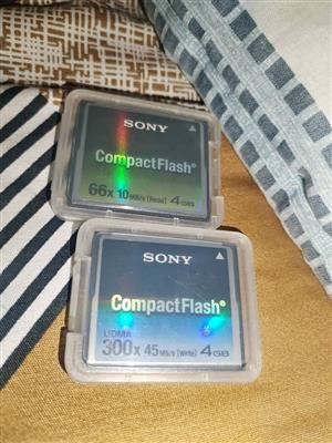 Sony compact flashdisk member card 8gig (first come, 1st served)