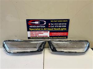 Audi Q7 left and right side headlight replacement lens 