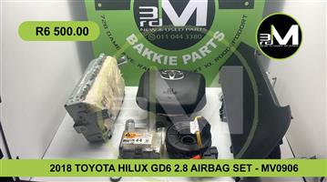 2018 TOYOTA HILUX GD6 2.8 AIRBAG SET - MV0906  