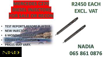 DIESEL INJECTORS FOR SALE FOR MERCEDES C270 DELPHI