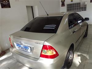2007 TOYOTA COROLLA Big booth 1.4 Gls MANUAL PETROL 86.000km 