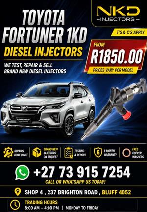 Premium Fortuner 3.0L Injectors Toyota On Sale Now 