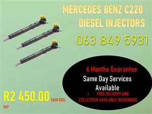 MERCEDES BENZ C220 DIESEL INJECTORS MMBATHO NORTH WEST 