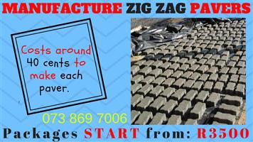 Manufacture Pavers from Home