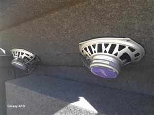 Two Lightning Audio Strike 6 x 9 car audio speakers
