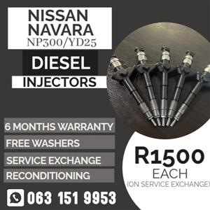 NISSAN NP300/Yd25 DIESEL INJECTORS