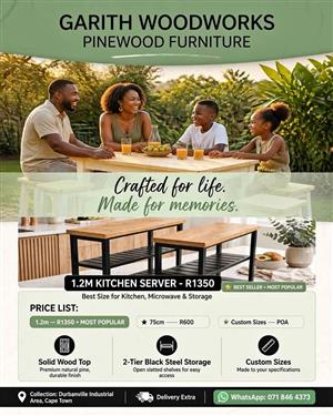 BAR STOOLS AND KITCHERN  SERVERS