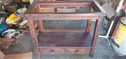 Sleeper wood table plus drawers 