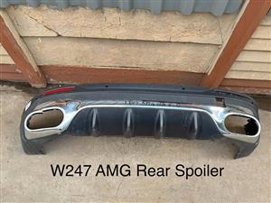 Mercedes X247 W247 AMG Rear Bumper Spoiler