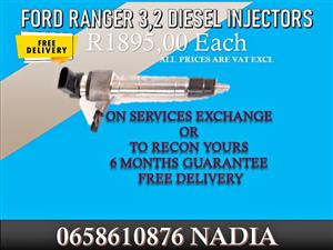 FORD RANGER 3.2 DIESEL INJECTORS FOR SALE OR RECON YOUR OWN