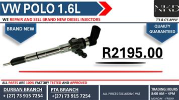 vw Polo 1.6L Diesel Injectors