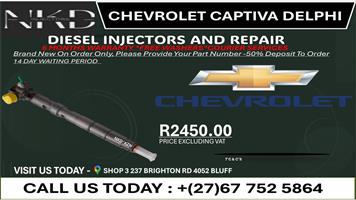 Chevrolet Captiva Delphi Diesel Injectors on Recondition