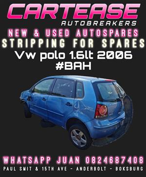 VW POLO 1.6LT 2006 #BAH STRIPPING FOR SPARES