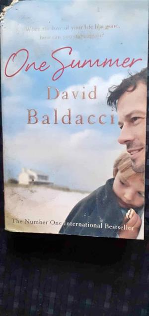One summer  - David Baldacci Book hurt in left corner