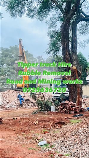 Tippers for hire in Carltonville 