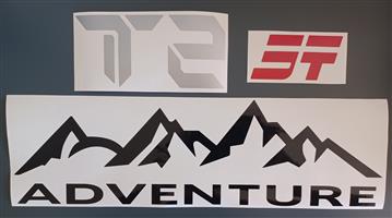 Jetour T2 stickers decals vinyl cut graphics 