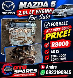 Mazda 5 2.0L LF Engine for sale 