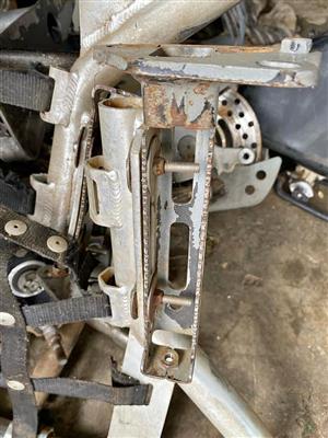 Suzuki LTZ 400 footrest.  Online bike Scrapyard new and secondhand spares and accessories and worksh