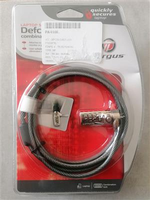 Targus DEFCON CL Combination Cable Lock for laptops.