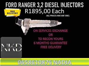 Ford Ranger 3.2 diesel injectors for sale