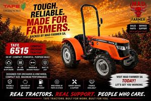 2026 New Tafe 6515 compact orchard tractors