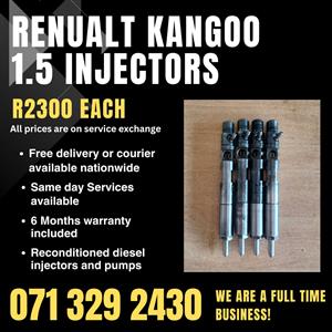 RENUALT KANGOO 1.5 INJECTORS FOR SALE WITH WARRANTY 
