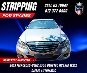 2013 Mercedes-Benz E300 BlueTEC Hybrid W212 Automatic Diesel Stripping for Spare