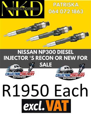 NISSAN NP300 -FREE DELIVERY INJECTORS
