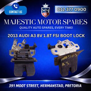 2013 Audi A3 8V 1.8T FSI Boot Lock – For Sale | Used 