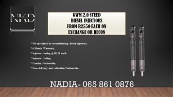 DIESEL INJECTORS FOR SALE OR RECON GWM STEED 5 P-SERIES 