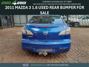 USED REAR BUMPER - 2011 MAZDA 3 1.6