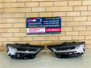 Audi A6/S6/RS6 C7 Matrix left and right side LED xenon headlights 