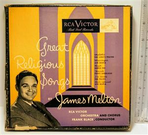 RARE -Great Religious Songs By James Melton, 3 Record Boxed Set, - Vinyl 