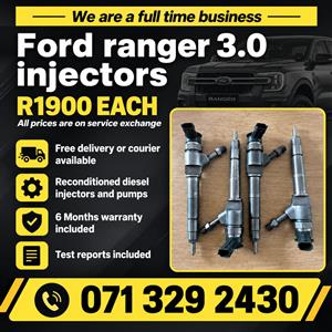 FORD RANGER 3.0 INJECTORS FOR SALE WITH WARRANTY INCLUDED 