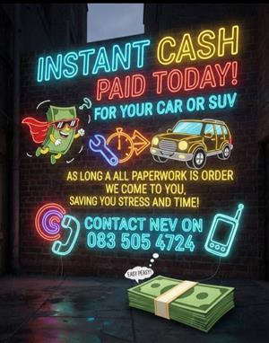 Selling your car or bakkie?