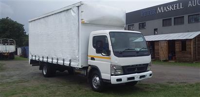 2014 FUSO CANTER FEL 7-136 TAUTLINER BODY 
