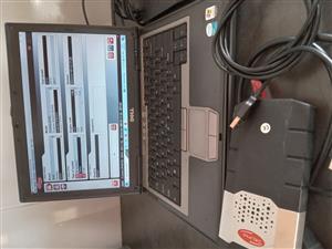 Laptop with Delphi diagnostic software.  R3500. Germiston 071 246 3915 