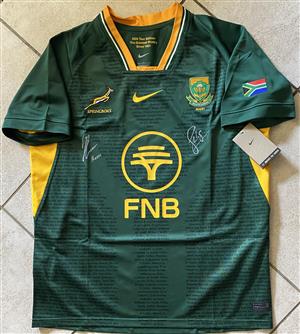 The Greatest Rivalry Springbok Jersey - “Autographed”!