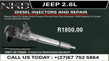 Jeep 2.8L Diesel Injectors on Recondition