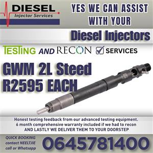GWM 2L Steed diesel injectors for sale